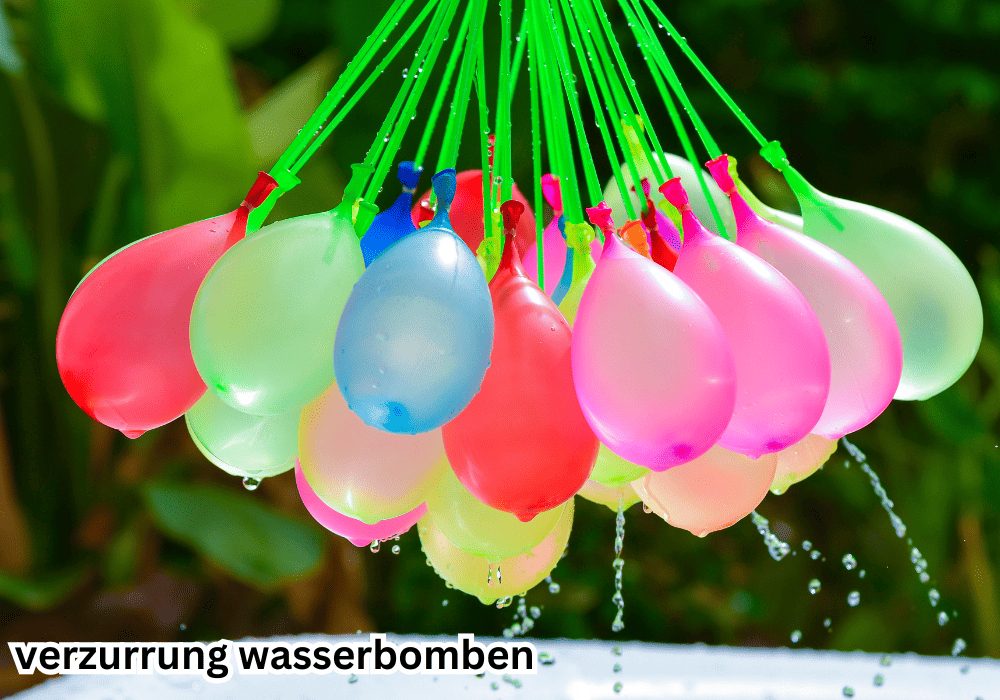 Verzurrung Wasserbomben